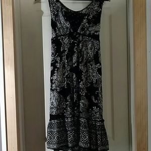 Paisley Embellished Tank Dress