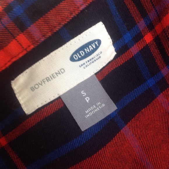 SOLD Old Navy Flannel/ Plaid Button Down Shirt - Picture 2 of 4