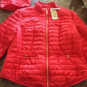 Authentic MK packable jacket Large size NWT