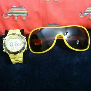 Adidas AG Watch and Sunshade Bundle