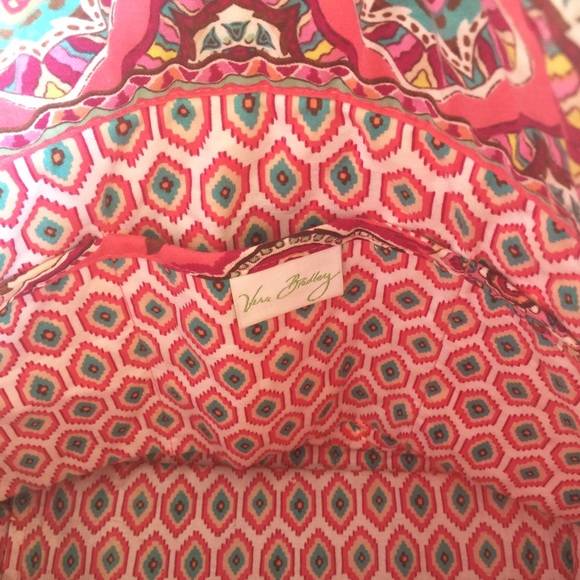 Vera Bradley Tote, Call Me Coral - Picture 2 of 3