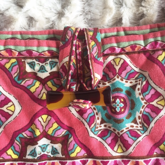 Vera Bradley Tote, Call Me Coral - Picture 3 of 3