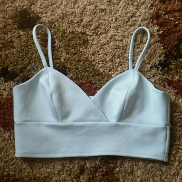 Topshop Tops - 💙Topshop blue crop top