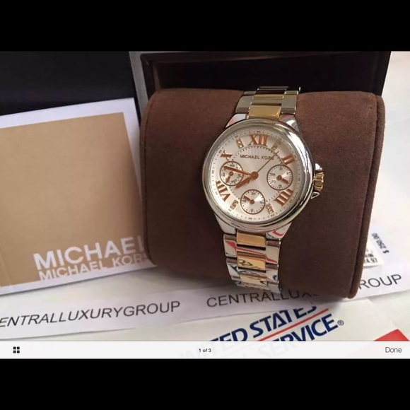 100% Authentic Michael Kors MK5760 Mini Camille - Picture 3 of 3