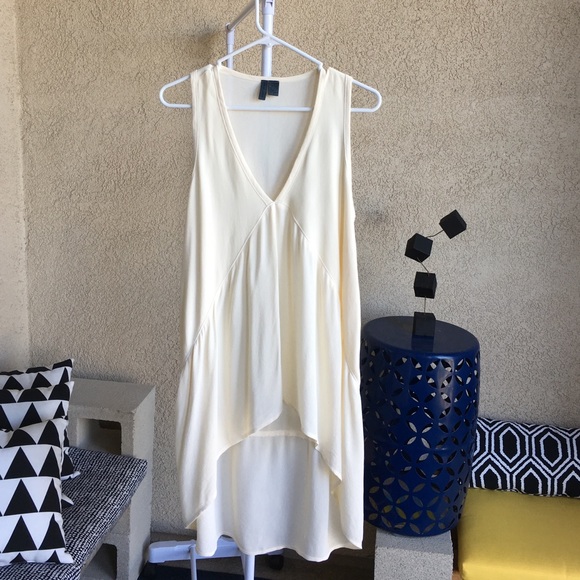 Anthropology Beige Tunic Tank