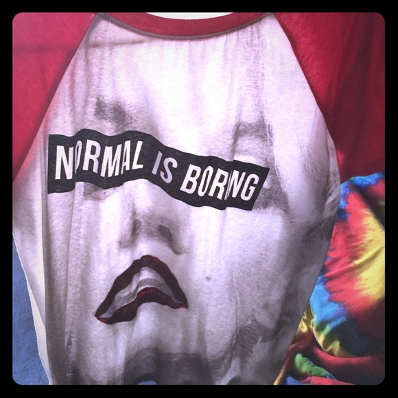 Normal is boring sleeve shirt