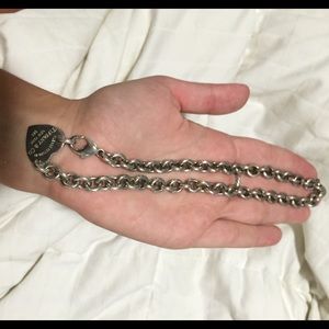 Tiffany & co heart tag choker