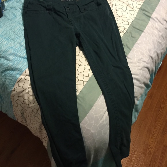 Seven jeans dark green style denim pants