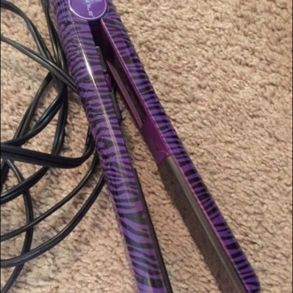 Purple Zebra Royale Flat Iron