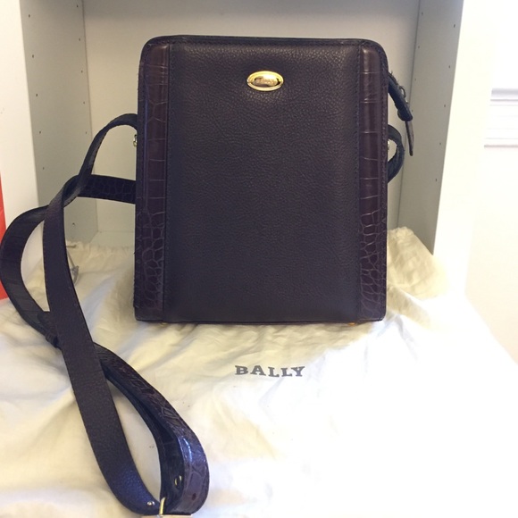 💯 Authentic Bally Leather Cross Body Shoulder Bag