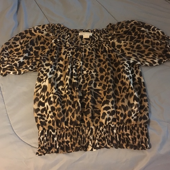 Michael Kors leopard blouse