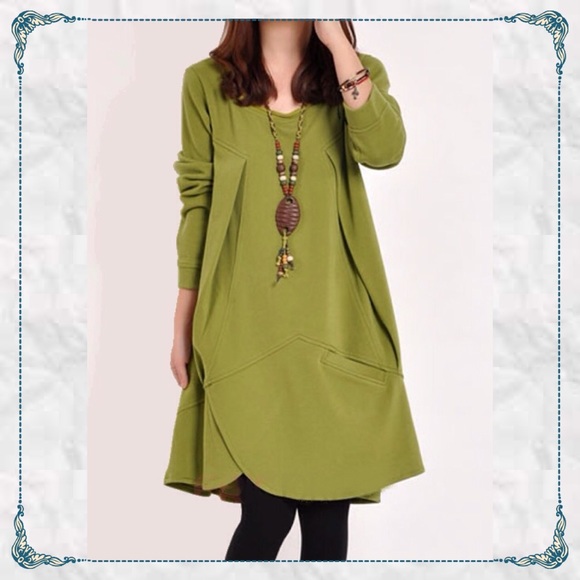 Just be by melaniekaren Dresses & Skirts - 🔥BOUTIQUE CLOSING 🌿 A-line Tunic Dress