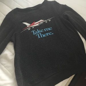 Wildfox "take me there" sweater