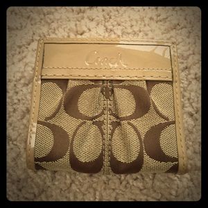 Coach mini wallet
