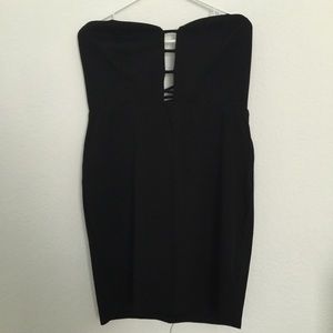 Strapless Little Black Dress