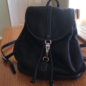 Coach leather, classic small backpack purse