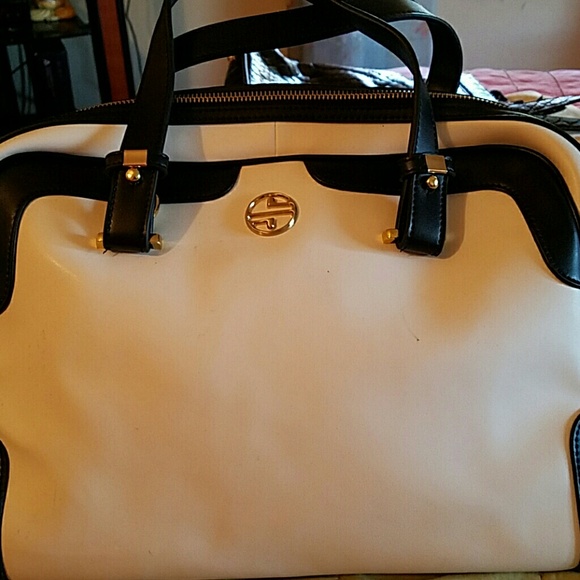 All leather Paris designer bag Satchel two  handle