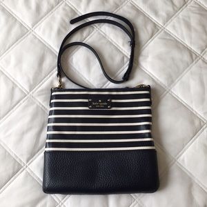 Kate Spade crossbody striped purse