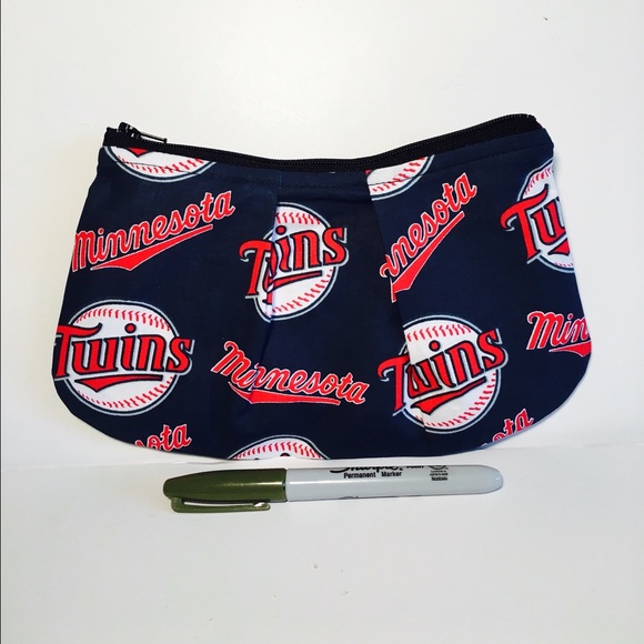 Minnesota Twins Baseball Pleated Pouch