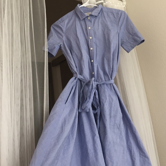 ✨FLASH SALE✨ J Crew Blue Shirtdress