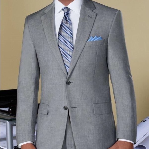 Men's 36R grey suit