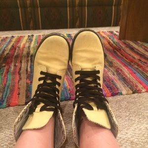 Size 7. Dr. Martens. Yellow.