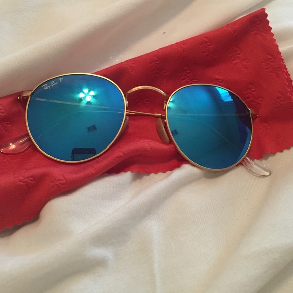 Round Metal Ray Bans Polarized