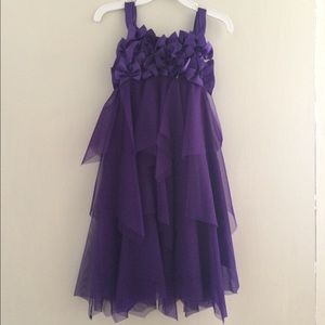4T purple formal dress.