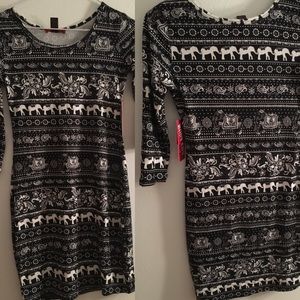 Elephant bodycon dress 🐘