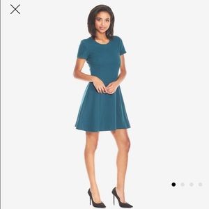 Quilted A-line dress