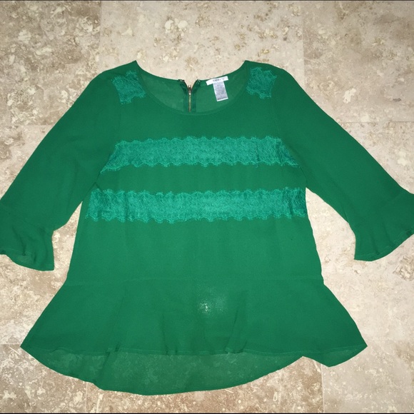 Emerald Green Blouse