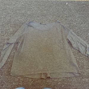 long sleeve tee with pocket