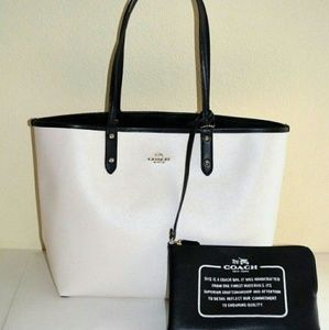 Coach Reversible city tote
