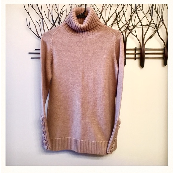 Beautiful, elegant Banana Republic tan turtle neck