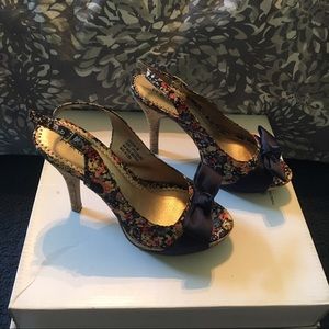Rampage sling back heels