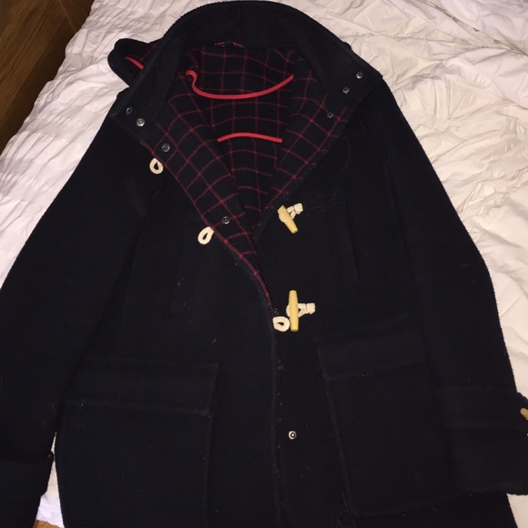 Topshop Navy Coat