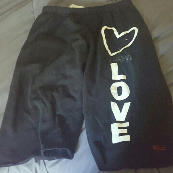 Peace love world Capri sweats