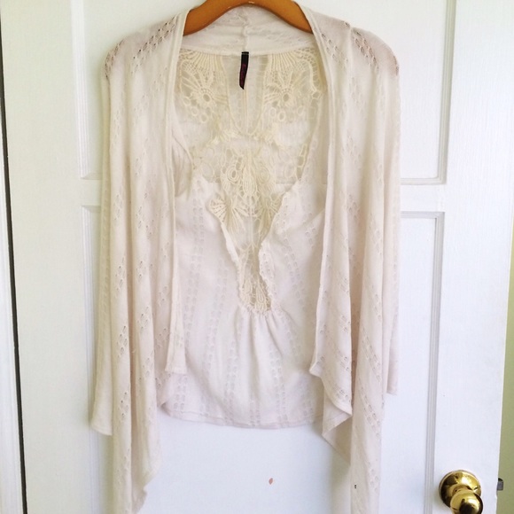 Mesh cardigan