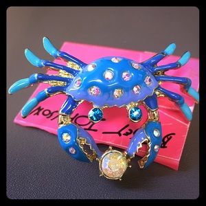 Betsey Johnson jewels of the sea crab ring🦀💎