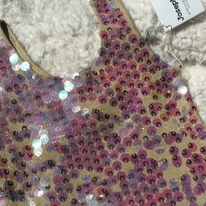 Holographic sequined shirt 💙💜💚