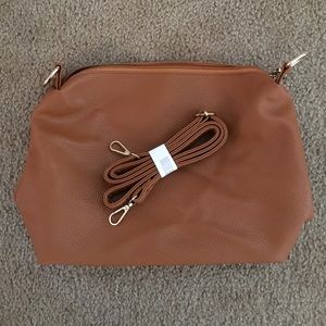 NWOT Tan/Cognac Cross-Body