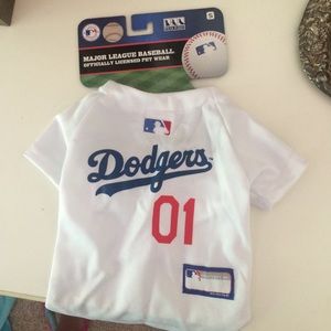 Small dog Dodger jersey
