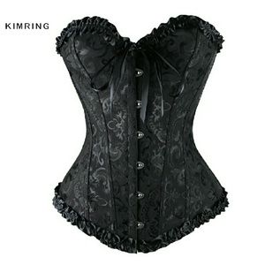 *SALE* BNWT Black Overbust Waist Corset