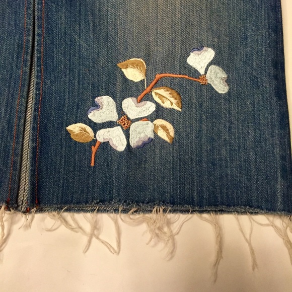 Vintage KENNETH Cole beautiful denim skirt - Picture 2 of 4