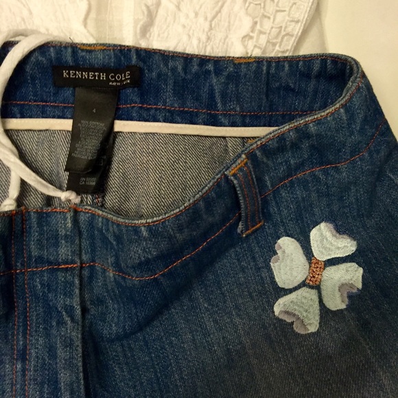Vintage KENNETH Cole beautiful denim skirt - Picture 3 of 4