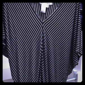 Striped flowy top for sale