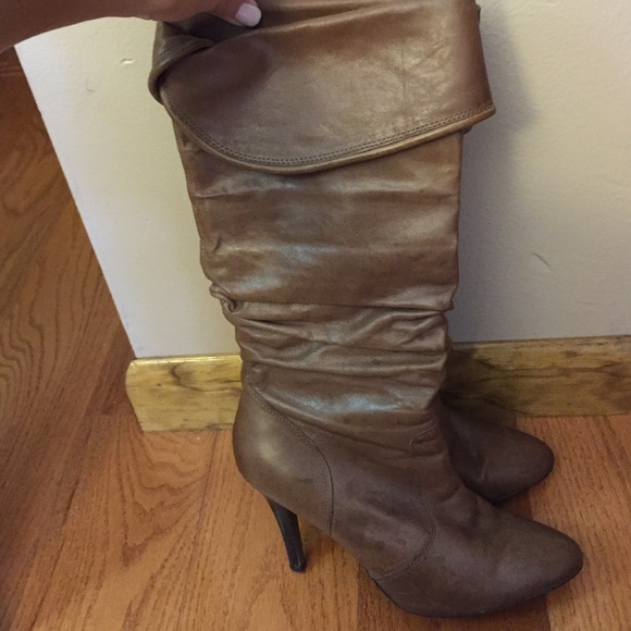 Tan Aldo boots