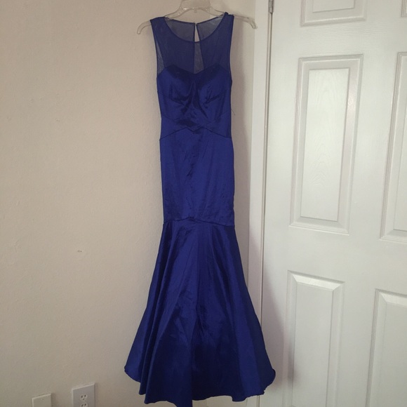 Blue prom or formal dress