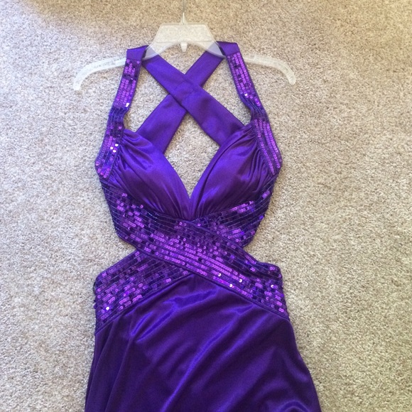 Never before worn purple dress