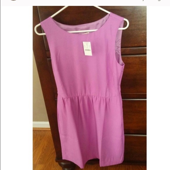 J crew lilac pink size 6 NWT work dress
